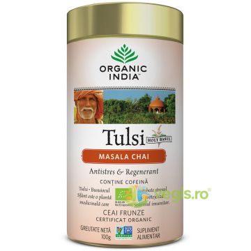 Ceai Tulsi Masala Ecologic/Bio 100g