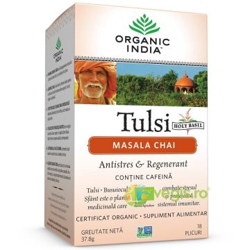 Ceai Tulsi Masala Ecologic/Bio 18dz