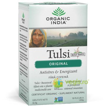Ceai Tulsi Original Ecologic/Bio 18pl