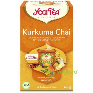 Ceai Turmeric Chai Ecologic/Bio 17dz 34g