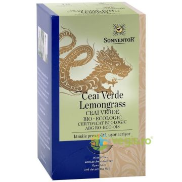 Ceai Verde Lemongrass Ecologic/Bio 18dz