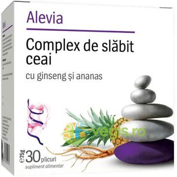 Complex de Slabit Ceai cu Ginseng Si Ananas 30pl