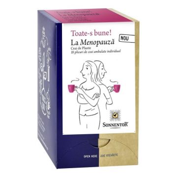 Ceai Bio La Menopauza, 18 plicuri, Sonnentor