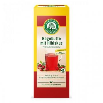 Ceai de macese si hibiscus, 50g, Lebensbaum