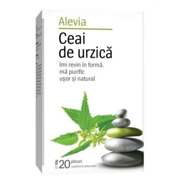 Ceai de urzica, 20 plicuri, Alevia