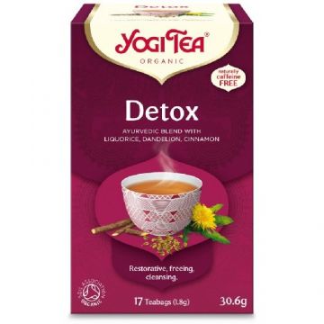 Ceai Detoxifiant Eco Yogi Tea, 17dz, Pronat