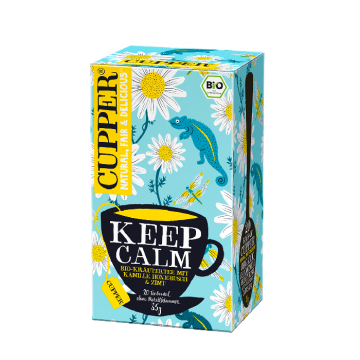 Ceai eco Keep Calm, 20 plicuri, Cupper