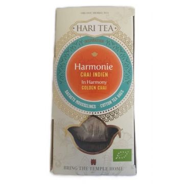 Ceai golden chai bio In Harmony, 10 plicuri, Hari Tea