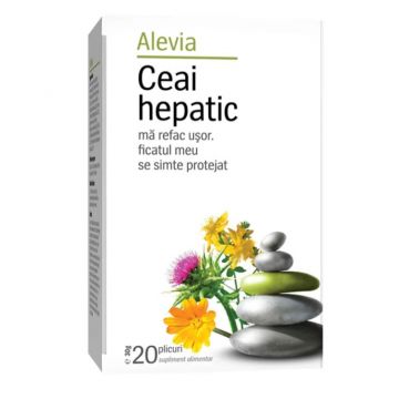 Ceai hepatic, 20 plicuri, Alevia
