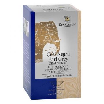 Ceai Plic Negru Earl Grey 18 Plic ECO| Sonnentor