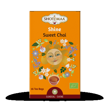 Ceai Sundial Shine Sweet Chai Bio, 16 plicuri, Shoti Maa