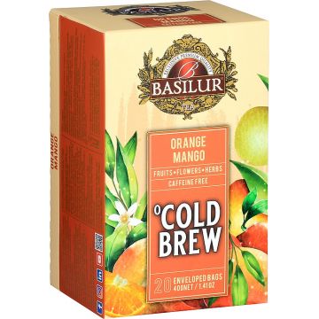 Ceai Cold Brew Orange & Mango, 20 plicuri, Basilur