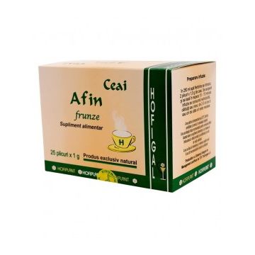 Ceai de frunze de afin, 25 plicuri