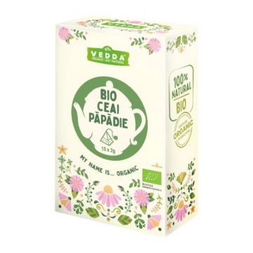 Ceai de papadie bio, 15 plicuri, Vedda