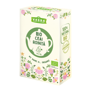 Ceai de roinita bio, 15 plicuri, Vedda