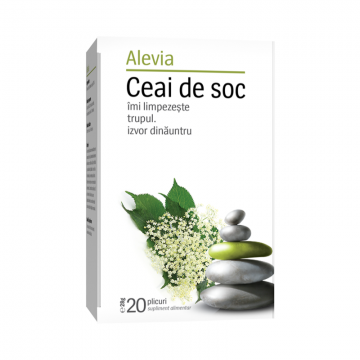 Ceai de soc, 20 plicuri, Alevia