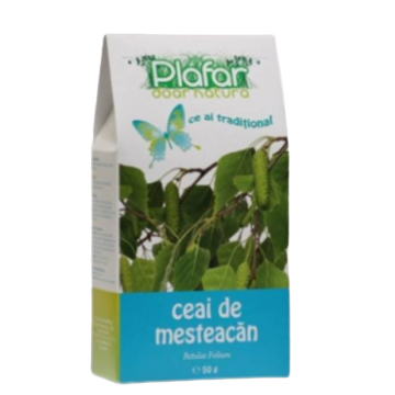 Ceai din frunze de mesteacan, 50g, Plafar