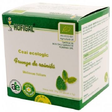 Ceai Frunze de Roinita, 25dz, Eco Hofigal