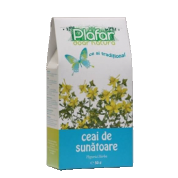 Ceai herba de sunatoare, 50g, Plafar