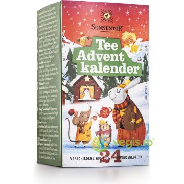 Ceai Mix Calendar de Craciun (Advent Calendar) Ecologic/Bio 24dz
