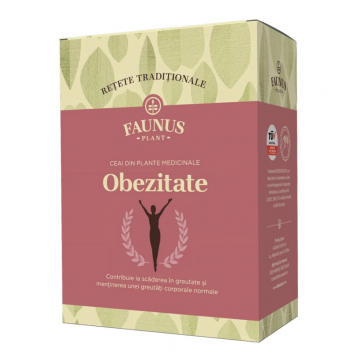 Ceai pentru obezitate Retete Traditionale, 180g, Faunus Plant