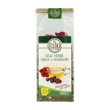 5 O'Clock Tea Ceai Verde cu Cirese si Trandafiri (80 g)