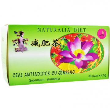 Ceai antiadipos ginseng 30dz - NATURALIA DIET