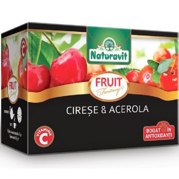 Ceai cu cirese acerola Fantasy 15dz - NATURAVIT