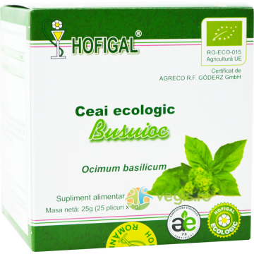 Ceai de Busuioc Ecologic/Bio 25dz