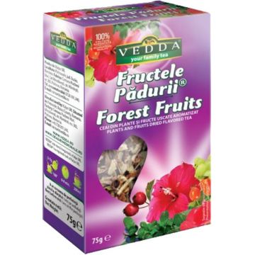 Ceai de fructe de padure, 75g, Vedda