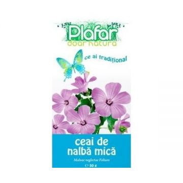 Ceai de frunze de nalba mica, 50g, Plafar