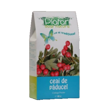 Ceai din fructe de paducel, 80g, Plafar