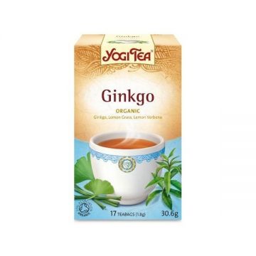 Ceai Ginkgo lemongrass 17dz - YOGI TEA