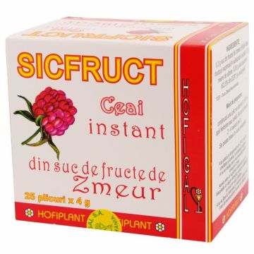Ceai instant zmeura SicFruct 25pl - HOFIGAL