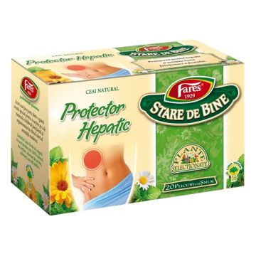 Ceai natural Protector hepatic 20dz - FARES