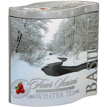 Ceai negru ceylon Four Seasons winter cutie 100g - BASILUR Ceai negru ceylon Four Seasons winter cutie 100g - BASILUR