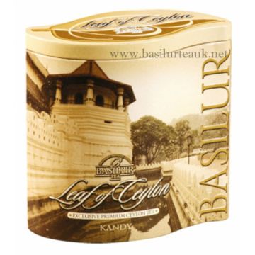 Ceai negru ceylon Leaf of Ceylon Kandy cutie 125g - BASILUR Ceai negru ceylon Leaf of Ceylon Kandy cutie 125g - BASILUR