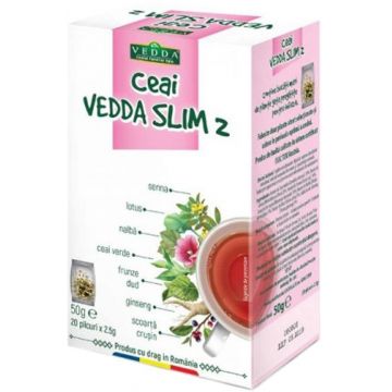 Ceai Slim2, 20 plicuri, Vedda