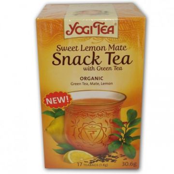 Ceai verde lamaie mate eco 17dz - YOGI TEA