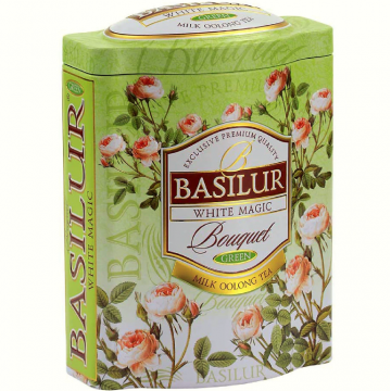 Ceai verde milk oolong Bouquet white magic cutie 100g - BASILUR
