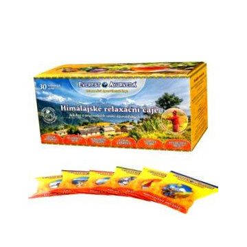 Colectie de 6 ceaiuri Himalayaiene de relaxare, 30 plicuri, Everest Ayurveda