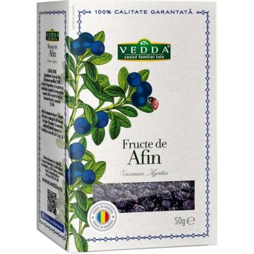 Ceai de afine de padure, 50g, Vedda