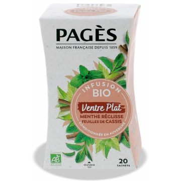 Infuzie BIO abdomen plat (menta dulce, frunze de nalba, frunze de coacaze negre) Pages