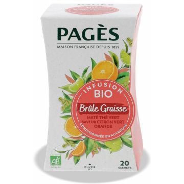 Infuzie BIO arderea grasimilor (mate, ceai verde, aroma de portocala si lime) Pages