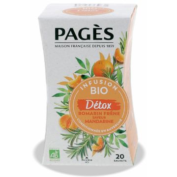 Ceai BIO detoxifiere (rozmarin, frasin, aroma de mandarine) Pages