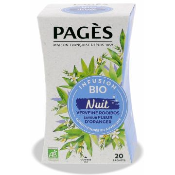 Ceai BIO noapte buna (verbena, rooibos, frunze de portocal) Pages