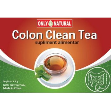 Ceai colon clean 30dz - ONLY NATURAL