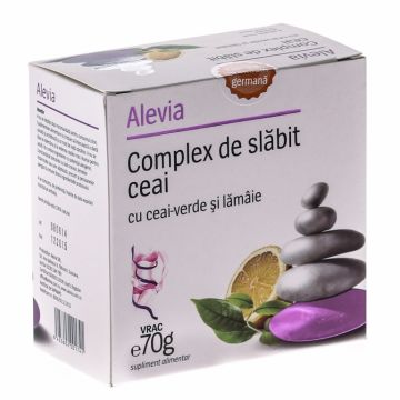 Ceai complex slabit ceai verde lamaie 70g - ALEVIA Ceai complex slabit ceai verde lamaie 70g - ALEVIA