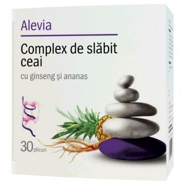 Ceai complex slabit ginseng ananas 30dz - ALEVIA