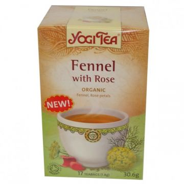 Ceai fenicul trandafiri 17dz - YOGI TEA